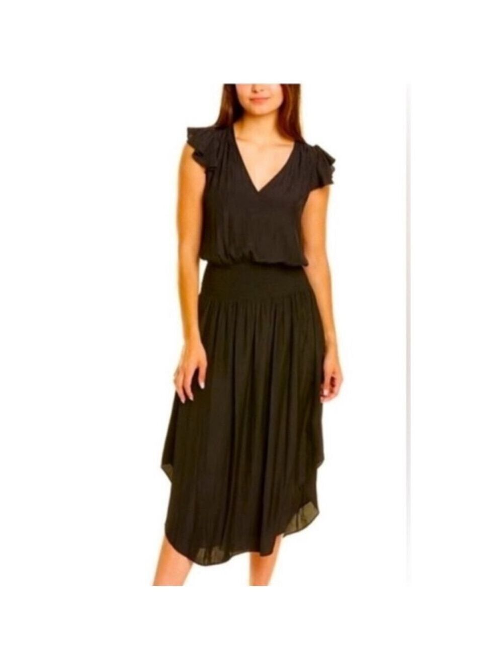 Women's Ramy Brook Yassi Dress, L, Black